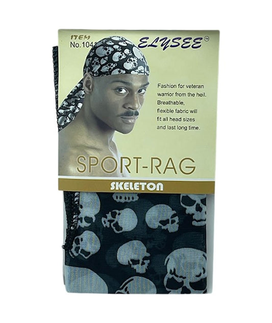 ELYSEE STAR SKELETON SPORT RAG 1041 Durags and Caps Asetena Pa 
