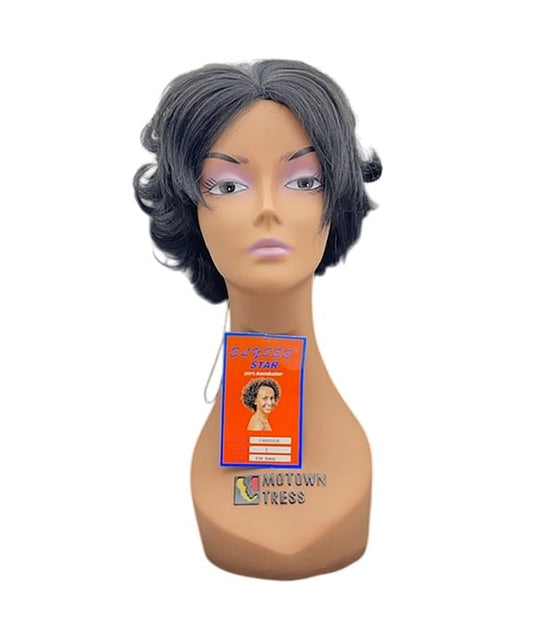 ELYSEE STAR SYNTHETIC CANDIS B WIG  Color 1BHBURG Synthetic Hair Wigs Asetena Pa 