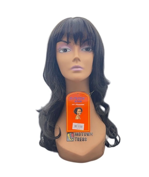 ELYSEE STAR SYNTHETIC CINDY WIG  Color 1B Synthetic Hair Wigs Asetena Pa 