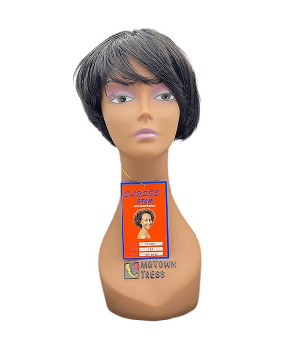 ELYSEE STAR SYNTHETIC CROMA WIG  Color 1B Synthetic Hair Wigs Asetena Pa 