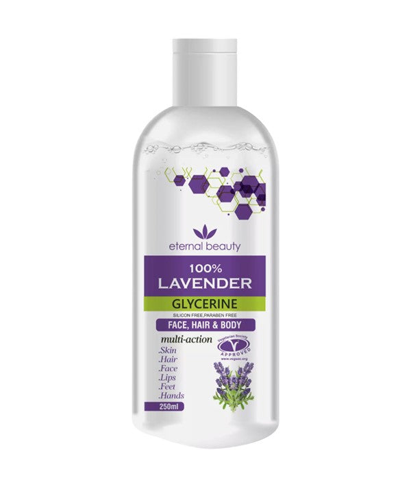 ETERNAL BEAUTY 100 PERCENT LAVENDER GLYCERINE 250 ml Skin Wash Asetena Pa 