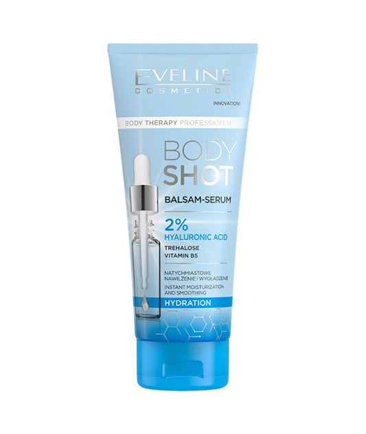 BODY SHOT HYALURONIC ACID HYDRATION BODY SERUM 200 ml Skin Moisturizing Asetena Pa 