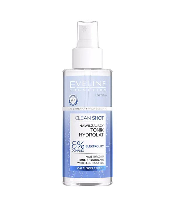 CLEAN SHOT MOISTURIZING TONIC HYDROLATE 150 ml Skin Wash Asetena Pa 