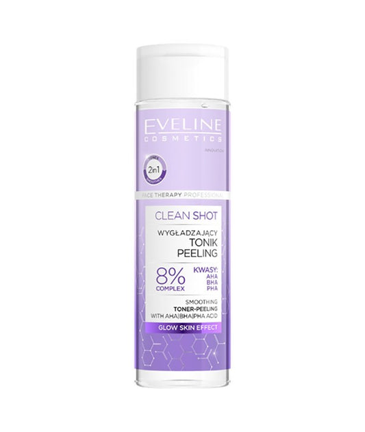 CLEAN SHOT SMOOTHING TONER PEELING GLOW SKIN EFFECT 200 ml Skin Wash Asetena Pa 