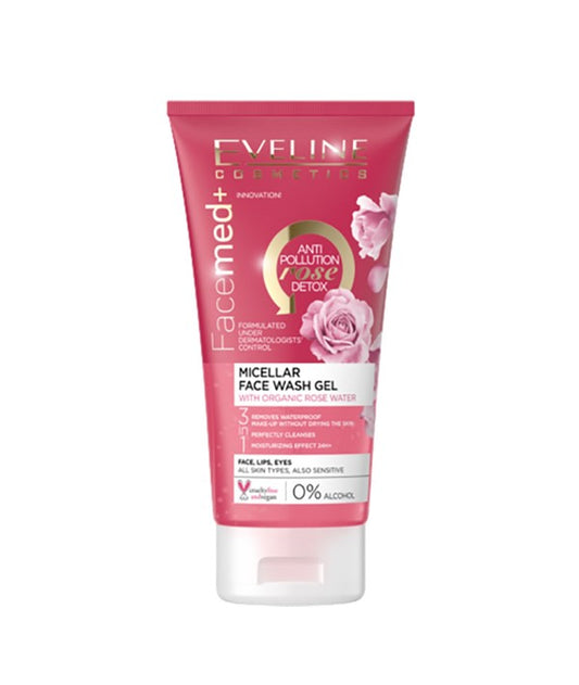 FACEMED MICELLAR FACE WASH GEL WITH ROSE WATER 150 ml Skin Wash Asetena Pa 