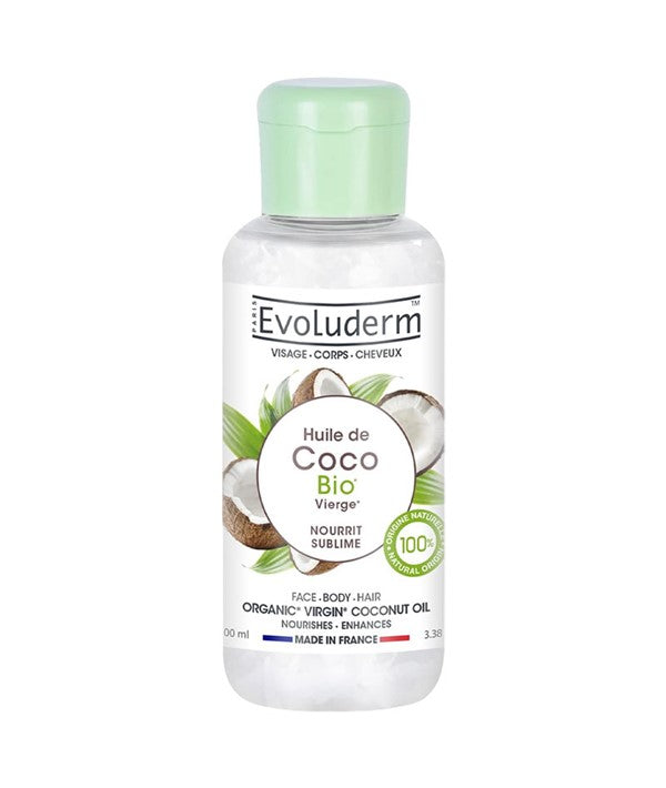 EVOLUDERM BIO COCONUT OIL 100 ml Sprays, Serums and Oils Asetena Pa 