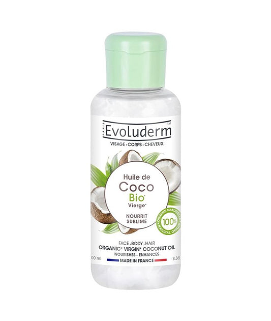 EVOLUDERM BIO COCONUT OIL 100 ml Sprays, Serums and Oils Asetena Pa 