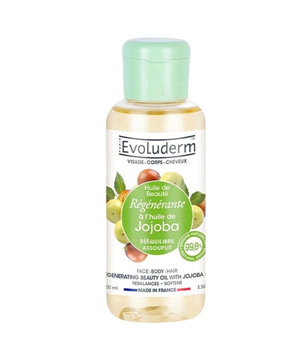 EVOLUDERM JOJOBA BEAUTY OIL 100 ml Skin Moisturizing Asetena Pa 