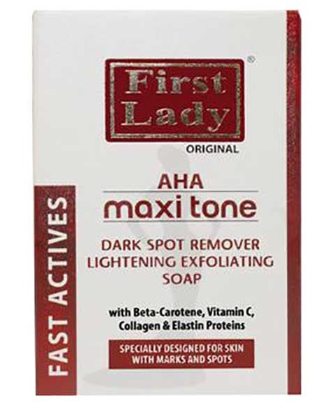 FAST ACTIVES AHA MAXI TONE DARK SPOT REMOVER EXFOLIATING SOAP 200 g Body Care Asetena Pa 