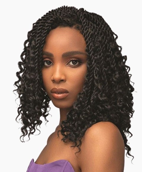URBAN SYN PRE LOOPED HAVANA TWIST BRAID 20 Color T1B/30 Hair for Braid Extensions Asetena Pa 