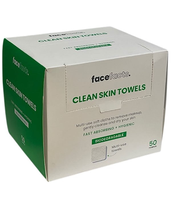 FACE FACT CLEAN SKIN TOWELS 50 Towels Pack Skin Wash Asetena Pa 