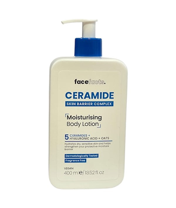 FACE FACTS 5 CERAMIDE MOISTURISING BODY LOTION 400 ml Skin Moisturizing Asetena Pa 