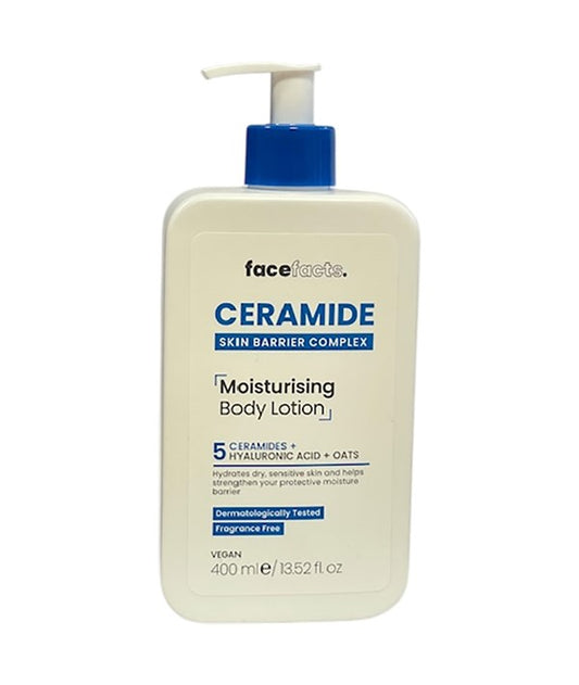FACE FACTS 5 CERAMIDE MOISTURISING BODY LOTION 400 ml Skin Moisturizing Asetena Pa 