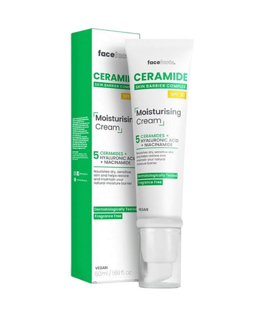 FACE FACTS 5 CERAMIDE SPF30 FACE MOISTURISING CREAM 50 ml Skin Moisturizing Asetena Pa 