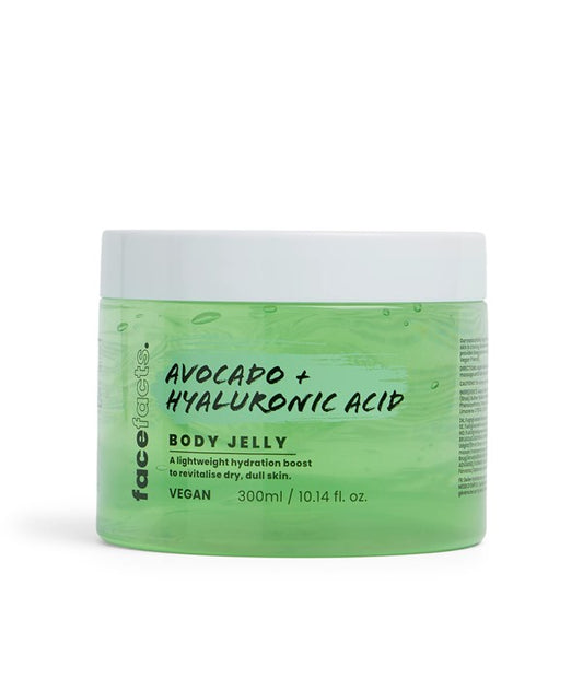 AVOCADO AND HYALURONIC ACID BODY JELLY 300 ml Skin Moisturizing Asetena Pa 