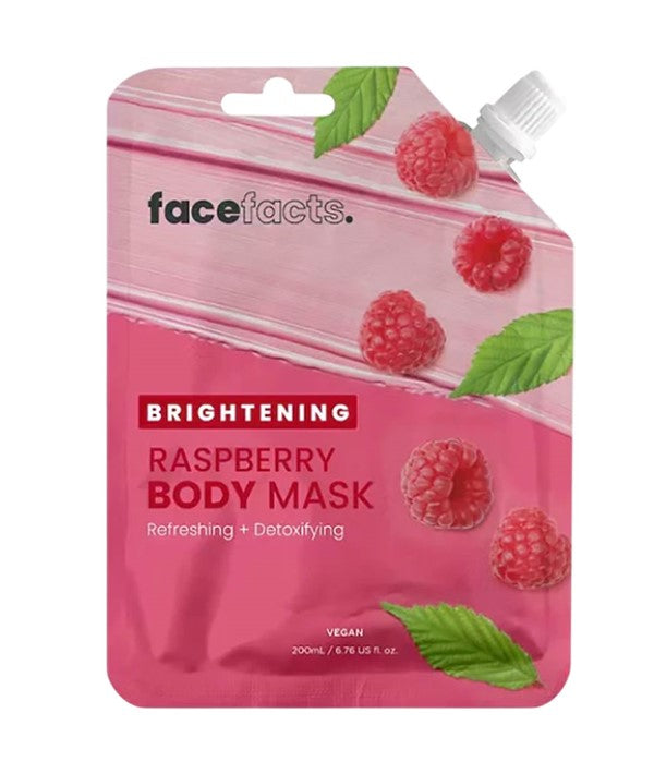 FACE FACTS BRIGHTENING RASPBERRY BODY MASK 200 ml Skin Wash Asetena Pa 