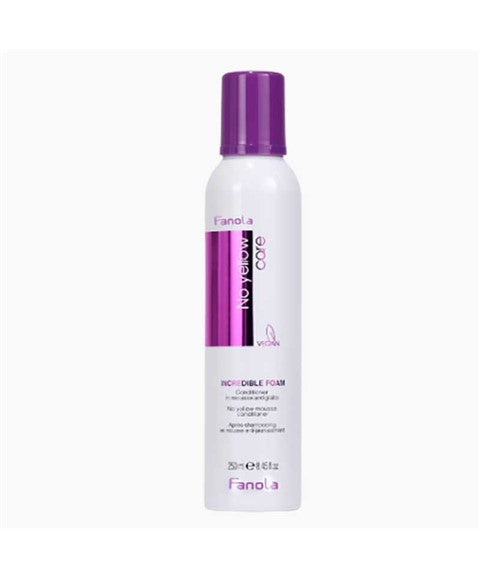 FANOLA NO YELLOW CARE INCREDIBLE FOAM MOUSSE CONDITIONER 250 ml Hair Styling Asetena Pa 