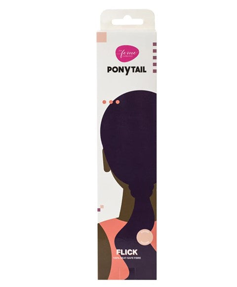 THE FEME COLLECTION SYN PONYTAIL FLICK 27 Color 1 PonyTail Asetena Pa 