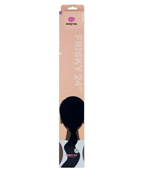 THE FEME COLLECTION SYN PONYTAIL FRISKY 24 Color 1 PonyTail Asetena Pa 
