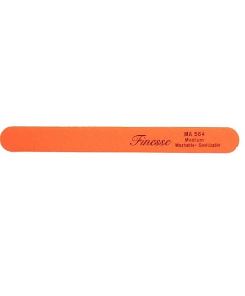 FINESSE PROFESSIONAL NAIL FILES MEDIUM MA564  Color Orange Pedicure and Manicure Asetena Pa 