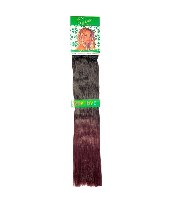 FIRST LADY BIOTEX FULL HEAD DIP DYE CLIP ON 18 Color 2/Lavender Tape In and Clip On Hair Extensions Asetena Pa 