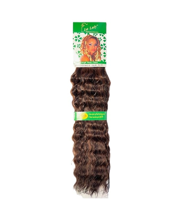 FIRST LADY HIGH HEAT FIBER SUPER WAVE 18 Color P1B/27 Synthetic Weave Hair Asetena Pa 
