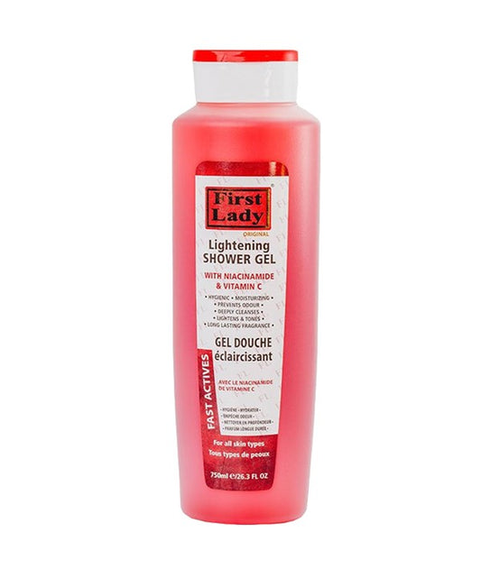 FIRST LADY LIGHTENING SHOWER GEL WITH NIACINAMIDE AND VITAMIN C 750ml Body Care Asetena Pa 