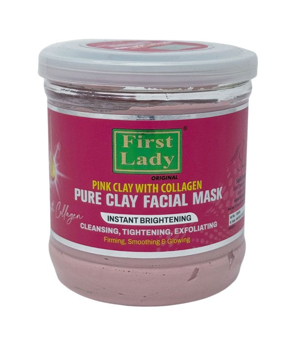 PINK CLAY COLLAGEN PURE CLAY FACIAL MASK 440 g Skin Wash Asetena Pa 