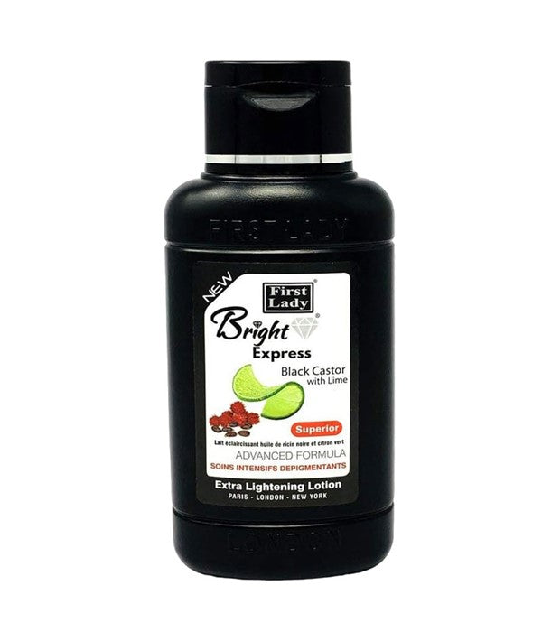 BRIGHT EXPRESS BLACK CASTOR WITH LIME EXTRA LIGHTENING LOTION 500 ml Skin Moisturizing Asetena Pa 