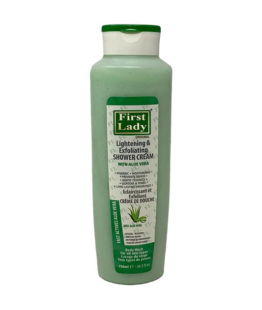FAST ACTIVES ALOE VERA LIGHTENING AND EXFOLIATING SHOWER CREAM 750 ml Body Care Asetena Pa 