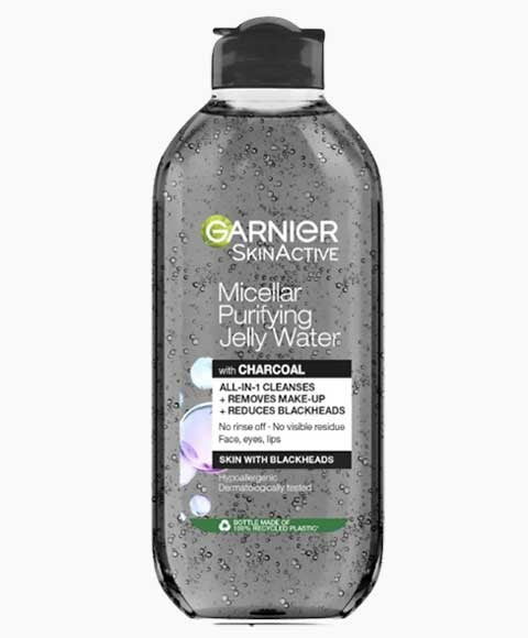 SKIN ACTIVE MICELLAR PURIFYING CHARCOAL JELLY WATER 400 ml Skin Wash Asetena Pa 