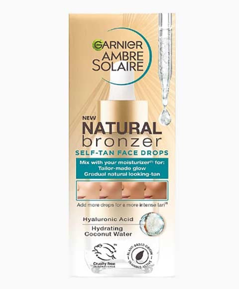 AMBRE SOLAIRE NATURAL BRONZER SELF TAN FACE DROPS 30 ML Skin Treatments Asetena Pa 