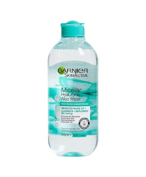 SKIN ACTIVE MICELLAR HYALURONIC ALOE WATER 400 ml Skin Wash Asetena Pa 