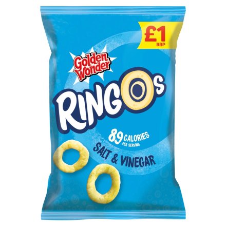 Gw Ringos  Salt + Vin   18x40g