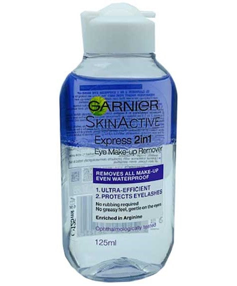 SKIN ACTIVE EXPRESS 2 IN 1 EYE MAKE UP REMOVER 125 ml Skin Wash Asetena Pa 