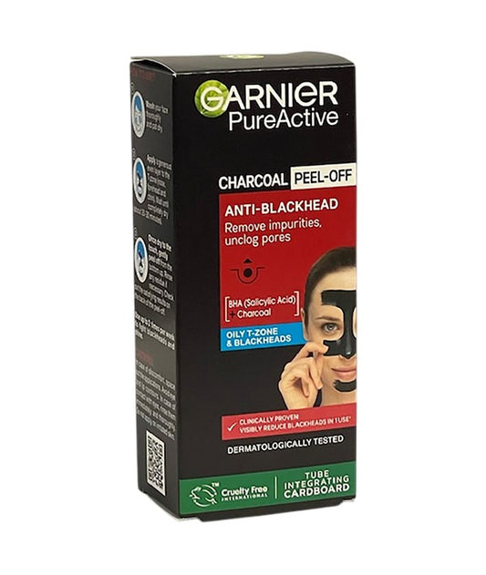 SKIN ACTIVE PURE ACTIVE CHARCOAL ANTI BLACKHEAD PEEL OFF MASK 50 ml Skin Wash Asetena Pa 