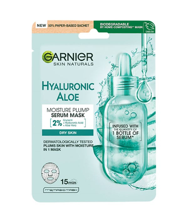SKIN ACTIVE HYALURONIC ALOE MOISTURE PUMP SERUM MASK 28 g Skin Wash Asetena Pa 