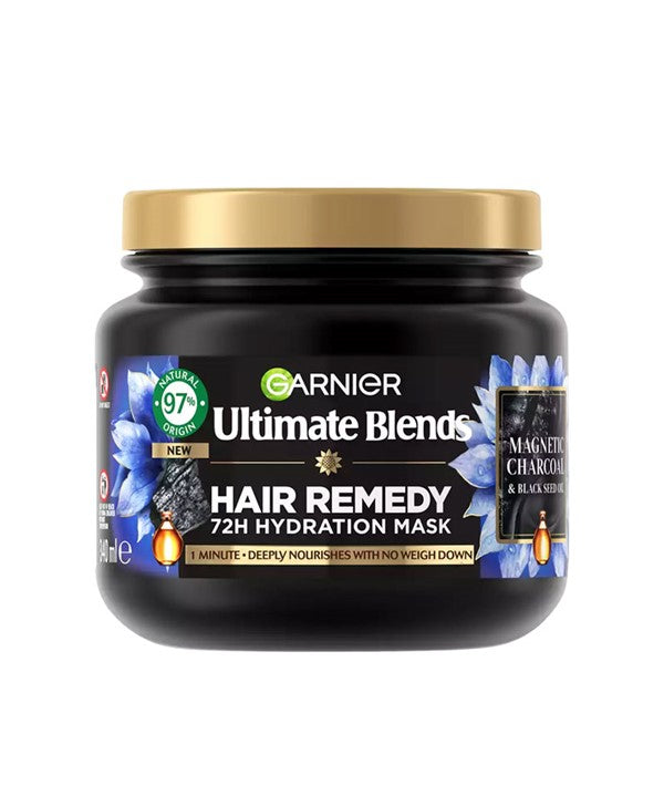 ULTIMATE BLENDS CHARCOAL HAIR REMEDY MASK 340 ml Treatments Asetena Pa 
