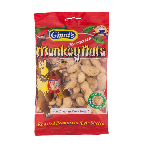 Ginni Monkey Nuts Bag Large  6x350g