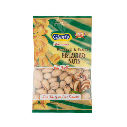 Ginni Roast Salt Pistachio Bag   10x100g