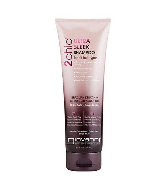 2 CHIC ULTRA SLEEK SHAMPOO 250 ml Conditioner Asetena Pa 