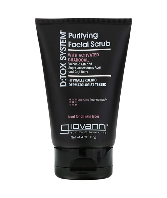 D TOX SYSTEM PURIFYING FACIAL SCRUB 113 g Skin Wash Asetena Pa 