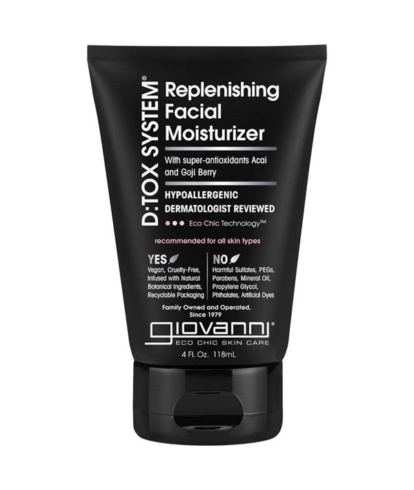 D TOX SYSTEM REPLENISHING FACIAL MOISTURIZER 118 ml Skin Moisturizing Asetena Pa 