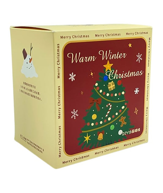 WARM WINTER CHRISTMAS DIY CANDLE SAND PAINTING Air Freshener Asetena Pa 