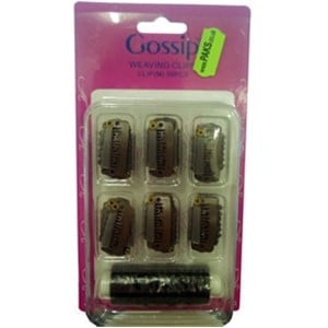 GOSSIP BROWN WEAVING CLIPS WITH THREAD 36PCS Medium Color Brown Extensions Accessories Asetena Pa 