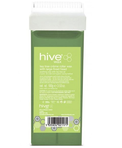 TEA TREE CREME ROLLER WAX WITH LARGE FIXED HEAD 100 g Hair Removing Asetena Pa 