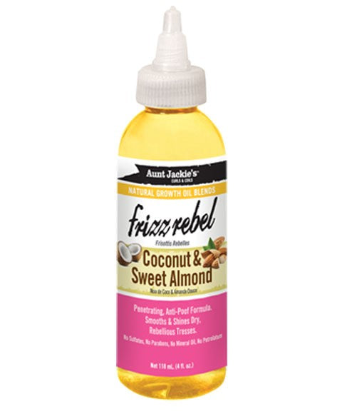 AUNT JACKIES FRIZZ REBEL WITH COCONUT SWEET ALMOND OIL 118 ml Treatments Asetena Pa 