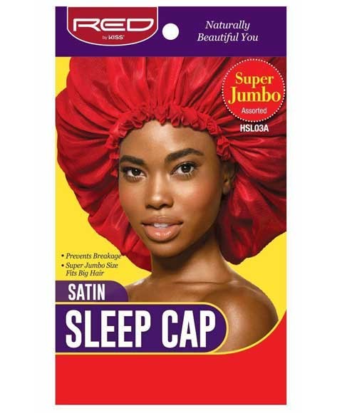 SATIN SLEEP CAP ASSORTED HSL03A Super Jumbo Durags and Caps Asetena Pa 