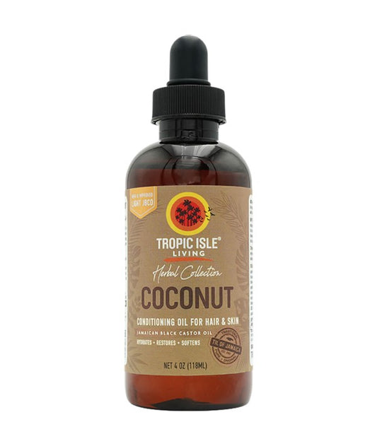HERBAL COLLECTION COCONUT CONDITIONING OIL FOR HAIR AND SKIN 118 ml Sprays, Serums and Oils Asetena Pa 