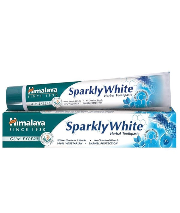 HIMALAYA HERBALS SPARKLY WHITE HERBAL TOOTHPASTE 75 ml Dental Care Asetena Pa 